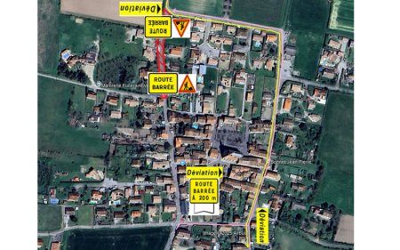 Plan de déviation villeneuve du pareage